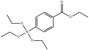 三乙氧基对苯乙氧羰基硅烷, 197662-64-9, 结构式