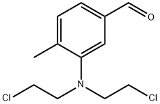 3-(Bis(2-chloroethyl)amino)-4-methylbenzaldehyde 结构式