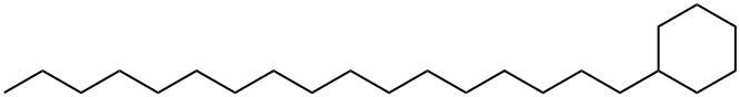 ヘプタデシルシクロヘキサン 化学構造式