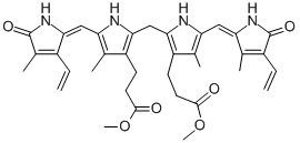 胆红素二甲基酯 结构式