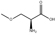 DL-O-甲基丝氨酸 结构式