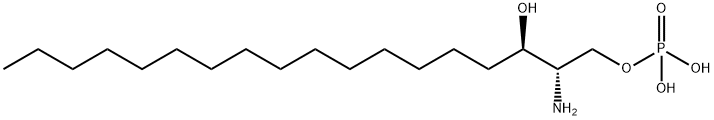 (2-amino-3-hydroxy-octadecoxy)phosphonic acid Structure