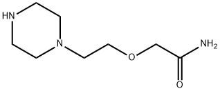 Acetamide, 2-[2-(1-piperazinyl)ethoxy]- (9CI) Struktur