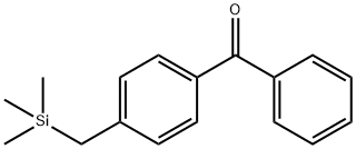 PHENYL-(4-TRIMETHYLSILANYLMETHYL-PHENYL)-METHANONE Struktur