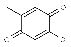 2-CHLORO-5-METHYL-1,4-BENZOQUINONE Structure