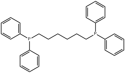 1,6-双(二苯基膦基)己烷, 19845-69-3, 结构式