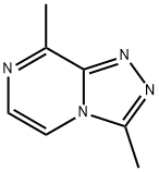 3,8-Dimethyl-1,2,4-triazolo[4,3-a]pyrazine 结构式