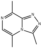 3,5,8-Trimethyl-1,2,4-triazolo[4,3-a]pyrazine 结构式