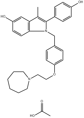 BAZEDOXIFENE ACETATE Struktur