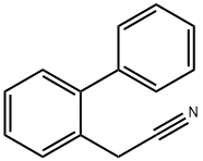 2-ビフェニルアセトニトリル 化学構造式