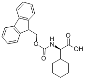 FMOC-D-シクロヘキシルグリシン 化学構造式