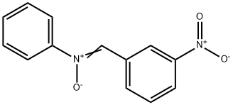 N-(m-Nitrobenzylidene)aniline N-oxide 结构式