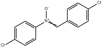 N-(4-Chlorophenyl)-4-chlorobenzenemethanimine N-oxide 结构式