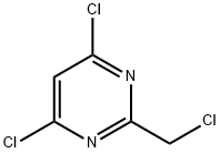 2-Chloromethyl-4,6-dichloropyrimidine Struktur
