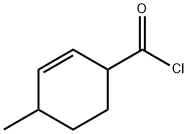 2-Cyclohexene-1-carbonyl chloride, 4-methyl- (8CI) 结构式