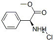 (R)-α-アミノベンゼン酢酸メチル·塩酸塩 化学構造式