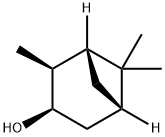 (1R,5α)-2α,6,6-トリメチルビシクロ[3.1.1]ヘプタン-3α-オール 化学構造式