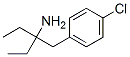 3-[(4-chlorophenyl)methyl]pentan-3-amine Struktur