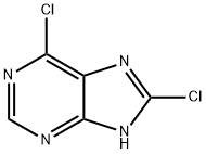 6,8-二氯-9H-嘌呤, 19916-15-5, 结构式