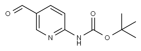 TERT-BUTYL (5-FORMYLPYRIDIN-2-YL)CARBAMATE Structure
