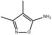 3,4-ジメチル-5-イソオキサゾールアミン 化学構造式