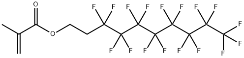 2-(全氟辛基)乙基甲基丙烯酸酯, 1996-88-9, 结构式