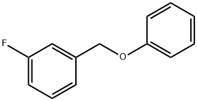 3-Fluorobenzyloxybenzene 结构式