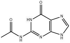 N-2-乙酰鸟嘌呤 结构式