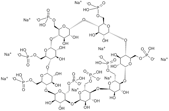 GAMMA-环糊精磷酸二氢酯钠盐 结构式