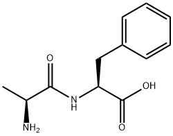 DL-丙氨酰基-DL-苯基丙氨酸, 1999-45-7, 结构式