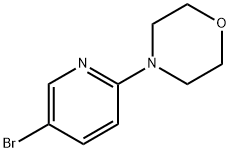 4-N-(5-溴吡啶-2-基)吗啉 结构式