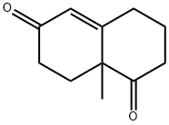 9-甲基-delta-5(10)-辛-1,6-二酮, 20007-72-1, 结构式