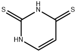 2,4-ジチオピリミジン 化学構造式