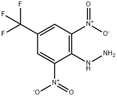 [2,6-ジニトロ-4-(トリフルオロメチル)フェニル]ヒドラジン 化学構造式