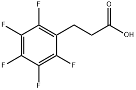 3-(ペンタフルオロフェニル)プロピオン酸 化学構造式