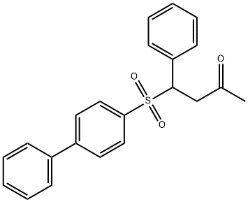 2 - 丁酮,4 - (1,1' - 联苯] -4 - YLSULFONYL)-4-苯基 结构式