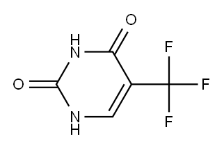 5-(trifluoromethyl)-1H-pyrimidine-2,4-dione Struktur
