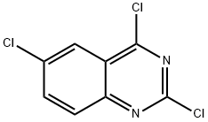 2,4,6-トリクロロキナゾリン 化学構造式