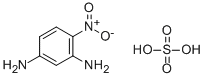 4-Nitro-1,3-phenylenediamine sulfate Structure