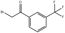 2-溴-1-(3-(三氟甲基)苯基)乙酮 结构式