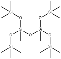 1,1,1,3,5,7,7,7-オクタメチル-3,5-ビス(トリメチルシラニルオキシ)テトラシロキサン 化学構造式
