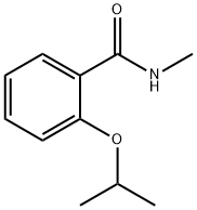 2-Isopropyloxybenzoic acid methyl amide 结构式