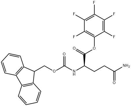 FMOC-D-GLN-OPFP Structure