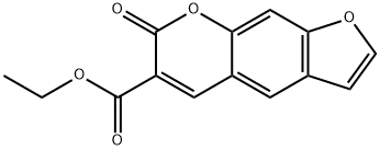 ethyl 7-oxo-7H-furo[3,2-g][1]benzopyran-6-carboxylate , 20073-24-9, 结构式