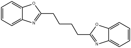 2,2'-(1,4-Butanediyl)bis-1,3-benzoxazole Structure