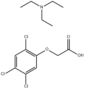トリエチルアミニウム·2,4,5-トリクロロフェノキシアセタート 化学構造式