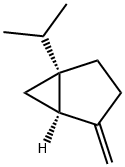 (1R,5R)-1-イソプロピル-4-メチレンビシクロ[3.1.0]ヘキサン 化学構造式