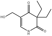 3,3-diethyl-5-(hydroxymethyl)pyridine-2,4(1H,3H-dione 结构式
