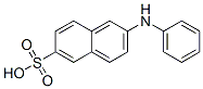 2-anilinonaphthalene-6-sulfonic acid Structure