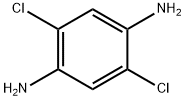 2,5-ジクロロ-1,4-フェニレンジアミン 化学構造式